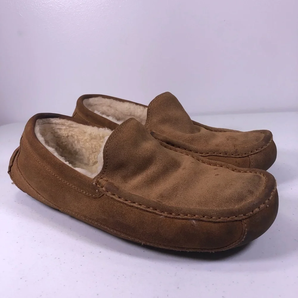 UGG Australia Shearling Slip On Loafer Shoes